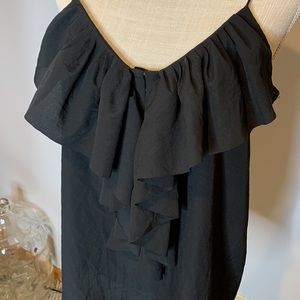 Sz10 black summer top from H &M. previously loved